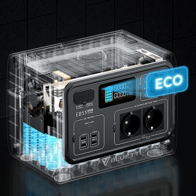 Capacidad y potencia de la Bluetti EB55